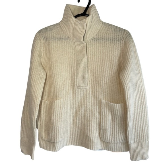 J. Crew Lamb Wool Ribbed Pullover Sweater size XXS - Picture 1 of 4